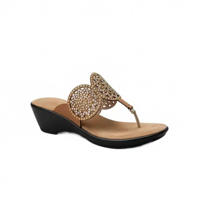 Onex Women's Alfie Toe Thong Sandal In Tan In Multi