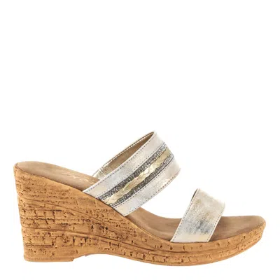Onex Women's Amellia Sandals In Platinum In Silver