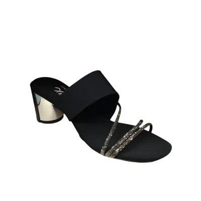 Onex Women's Fetish Wedge Sandal In Black/silver