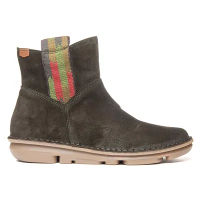 Onfoot Silken Boot In Khaki In Multi