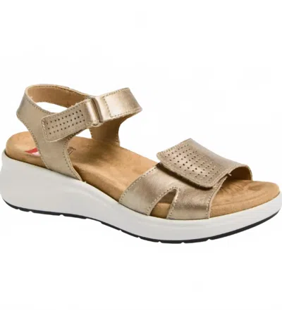 Onfoot Women's Marta Sandal In Metalzido Taupe In Gold