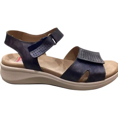 Onfoot Women's Marta Sandals In Metalizado Marino In Multi
