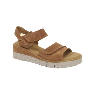 On Foot Women's Simple Sandalia In Cuero In Brown