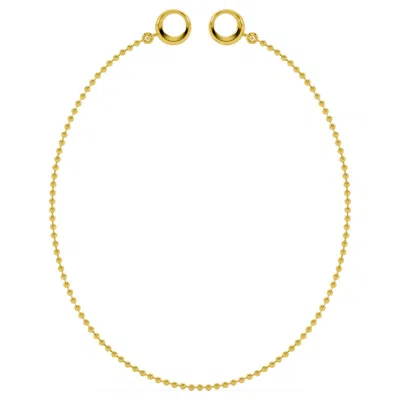 Oni Fine Jewelry Women's Mini Sphere Anklet - Gold