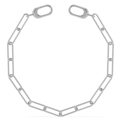 Oni Fine Jewelry Women's Silver Baby Clip Bracelet