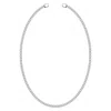 Oni Fine Jewelry Women's Silver Baby Cuban Link Long Chain / Waist Chain In Silver