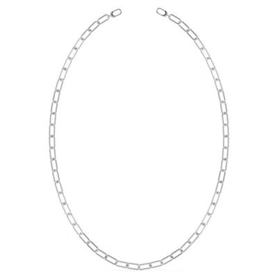 Oni Fine Jewelry Women's Silver Bold Clip Long Chain / Waist Chain