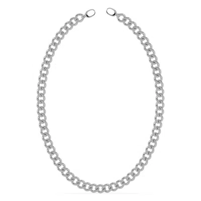 Oni Fine Jewelry Women's Silver Bold Cuban Link Necklace