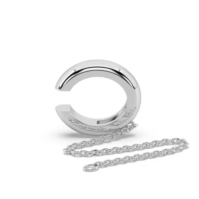 Oni Fine Jewelry Women's Silver Essential Ear Cuff In Metallic