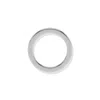 Oni Fine Jewelry Women's Silver Loop Ring Lock