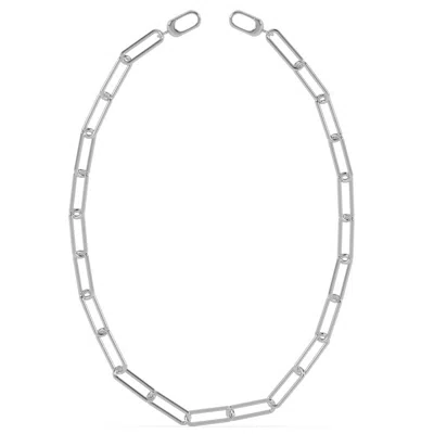Oni Fine Jewelry Women's Silver Maxi Clip Choker