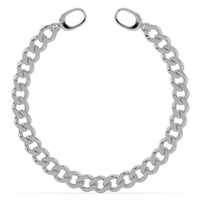 Oni Fine Jewelry Women's Silver Maxi Cuban Link Bracelet