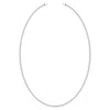 Oni Fine Jewelry Women's Silver Baby Cuban Link Long Chain / Waist Chain In Silver