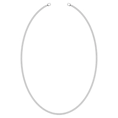 ONI FINE JEWELRY WOMEN'S SILVER MAXI CUBAN LINK LONG CHAIN / WAIST CHAIN