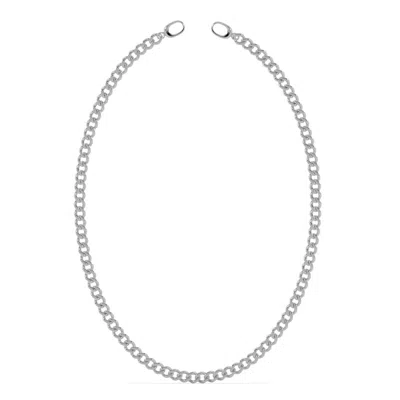 ONI FINE JEWELRY WOMEN'S SILVER MAXI CUBAN LINK NECKLACE