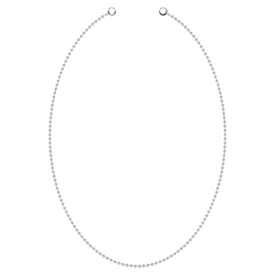 Oni Fine Jewelry Women's Silver Maxi Sphere Long Chain / Waist Chain