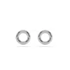 Oni Fine Jewelry Women's Silver Small Donut Stud In Silver