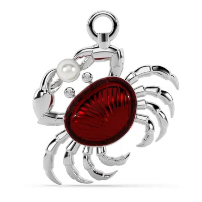 Oni Fine Jewelry Women's Silver The Crab's Treasure Charm