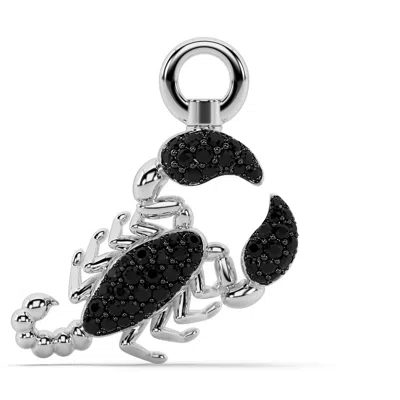 Oni Fine Jewelry Women's Silver The Dancing Scorpion Charm In Brown