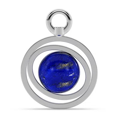 Oni Fine Jewelry Women's Silver The Neptune's Orb Charm - Planet Charm In Metallic
