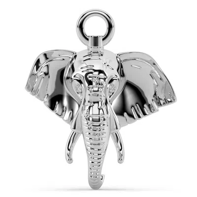 Oni Fine Jewelry Women's Silver The Wild Haathi Charm - Elephant Charm In Brown