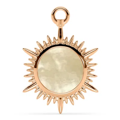 Oni Fine Jewelry Women's The Day Break Charm - Sun Charm - Rose Gold