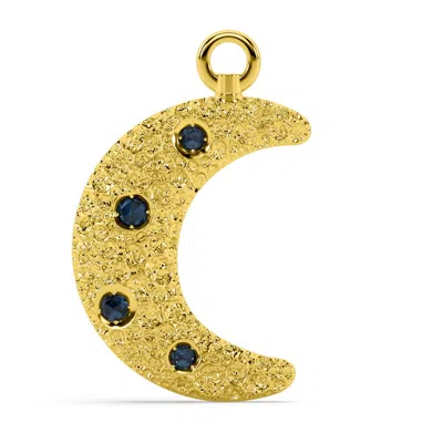 Oni Fine Jewelry Women's The Demi Luna Charm - Moon Charm - Gold