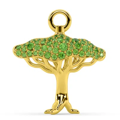 Oni Fine Jewelry Women's The Dragon Blood Charm - Tree Charm - Gold