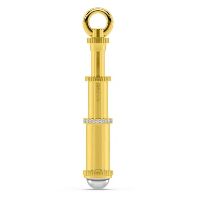 Oni Fine Jewelry Women's The Inter Stellar Charm - Telescope Charm - Gold