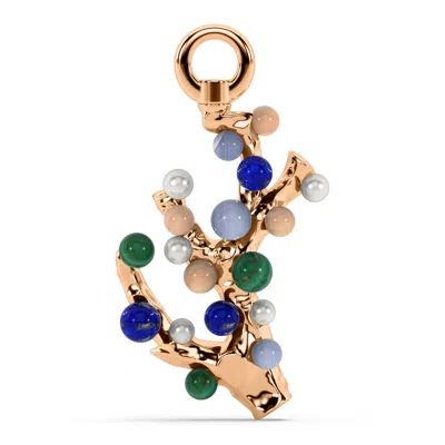 Oni Fine Jewelry Women's The Sea Hive Charm - Coral Charm - Rose Gold