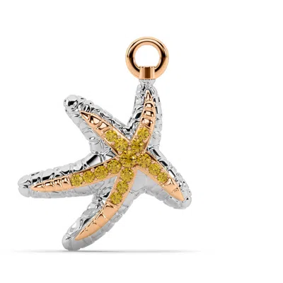 Oni Fine Jewelry Women's The Sea Star Charm - Star Fish Charm - Rose Gold