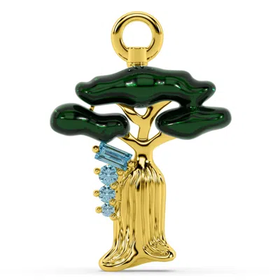 Oni Fine Jewelry Women's The Spirited Tree Charm - Baobab Charm - Gold