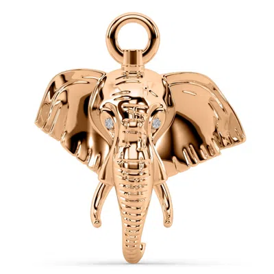 Oni Fine Jewelry Women's The Wild Haathi Charm - Elephant Charm - Rose Gold