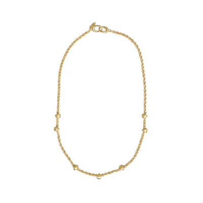 Oni Women's Earth Chain Choker - Gold