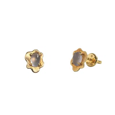 Oni Women's Gold Drop Studs