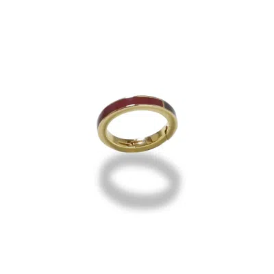 Oni Women's Gold Earth Enamel Loop Lock