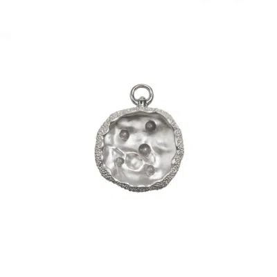 Oni Women's Silver Citrus Peel Charm In Neutral