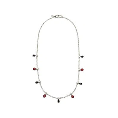 Oni Women's Silver Earth Rope Necklace