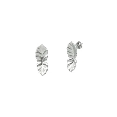 Oni Women's Silver Kaffir Form Earrings