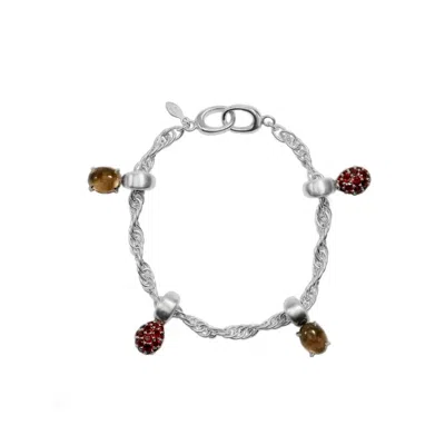 Oni Women's Silver Terra Rope Bracelet