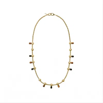 Oni Women's Twisted Root Necklace - Gold