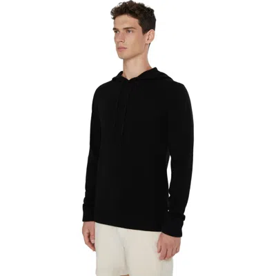 Onia 100% Cashmere Hooded Pullover In Black
