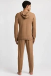 Onia 100% Cashmere Hooded Pullover Top In Camel, Men's At Urban Outfitters In Brown