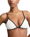 Onia Aimee String Bikini Top In White
