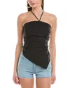 Onia Air Linen Asymmetrical Halter Top