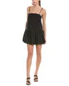 Onia Air Linen Bubble Mini Dress