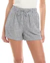 Onia Air Elastic Drawstring Linen-blend Short