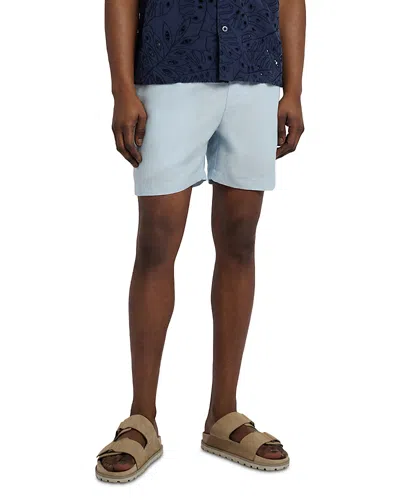 Onia Air Linen Blend 6 Shorts In Blue