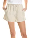 Onia Air Linen-blend Elastic Drawstring Short