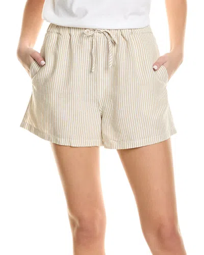 Onia Air Linen-blend Elastic Drawstring Short In Multi